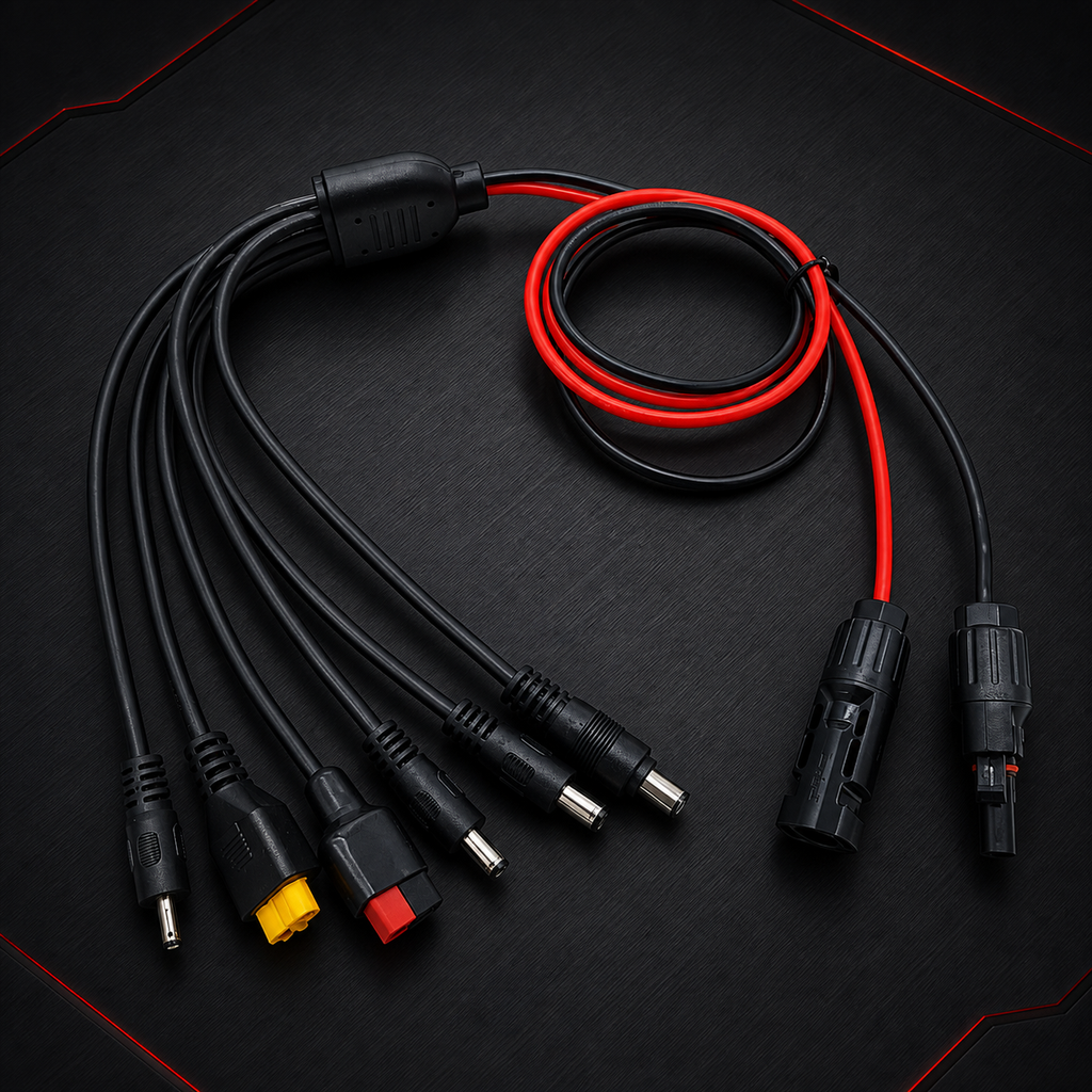 Multi MC to XT60 Plug Six Function Connectors RV Home Solar Panel Extention Charge Extension Cable Plug for Solar Panel Adaptor