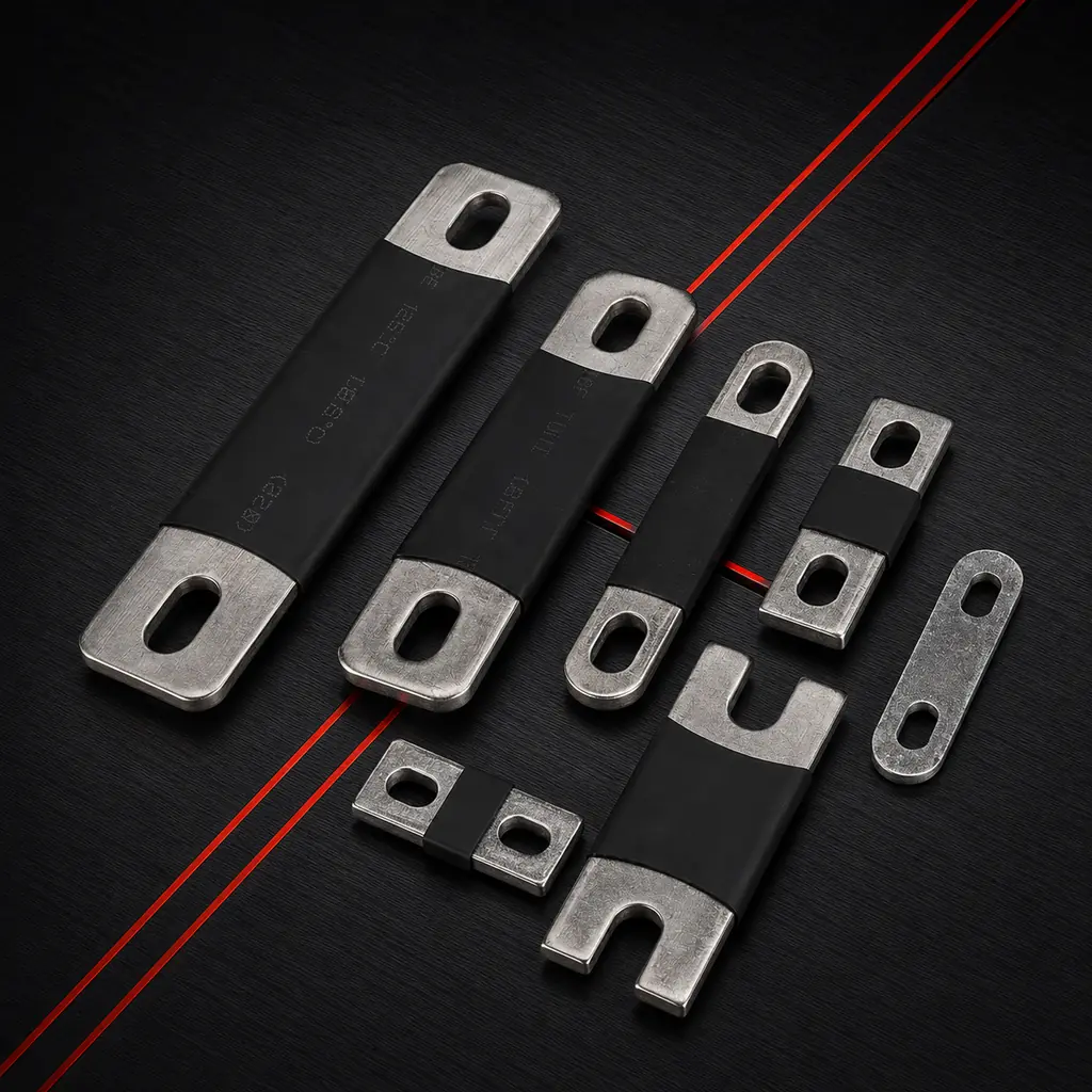 Red Copper 314ah Prismatic Lifepo4 Cell Welding Bus Bars Connector Nickel Plated Pitch Row Lithium Battery DIY Cell