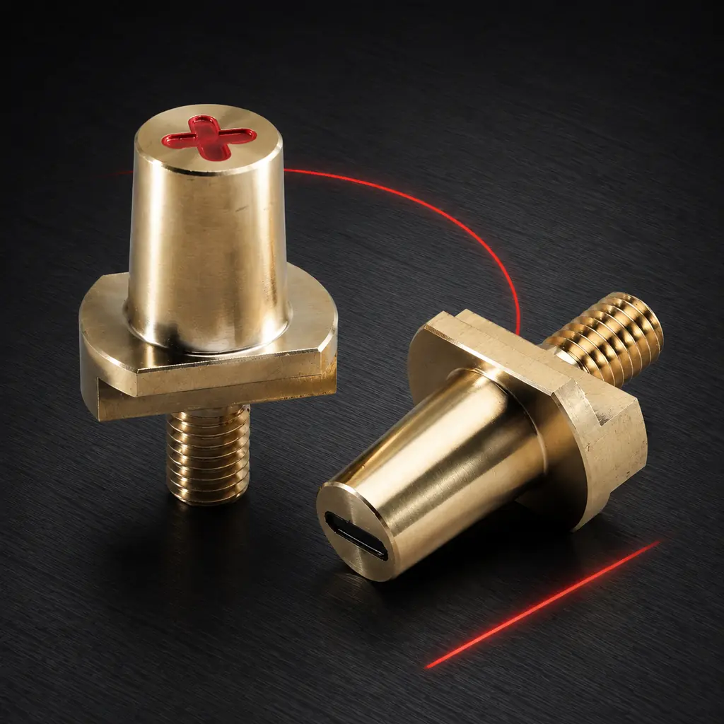 M8 to M8 Threaded Auto Car Brass Lithium Battery Charging Post Terminal Connector Adaptor Set