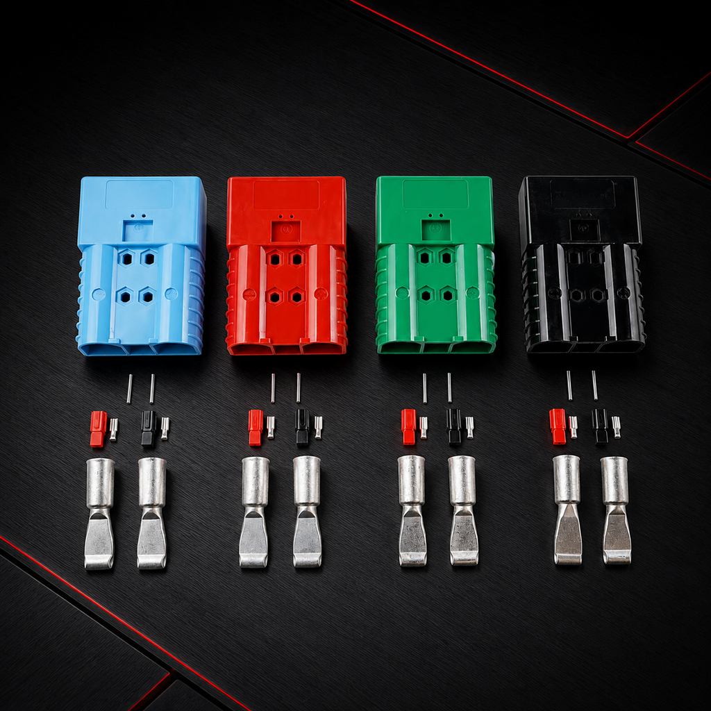 MULTICOLOR 350A 600V Double/Single Pole Cover With Copper Contact Handle Anti Electric Car Battery Plug Plug
