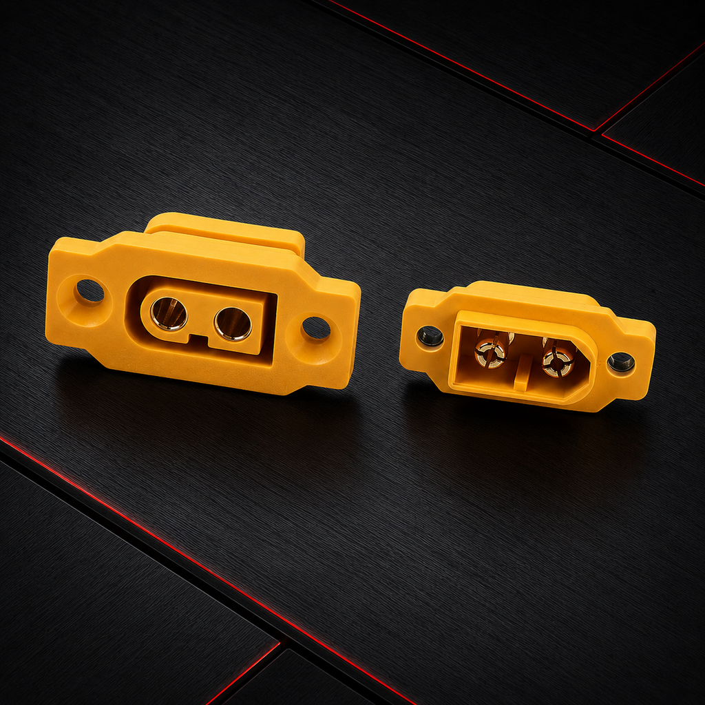 XT60E Female Contact Plug Socket Metal Parts Copper Gold Plated Cable Connector for UAV