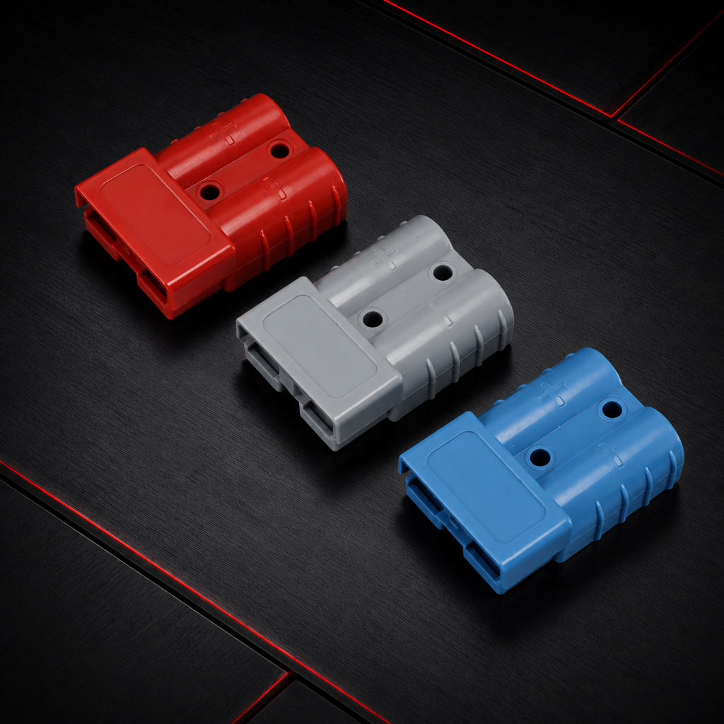 Fireproof 120A 600V 2 4 6AWG Copper with Silver Plated PC Shell Power Connector Plug for Battery Cable
