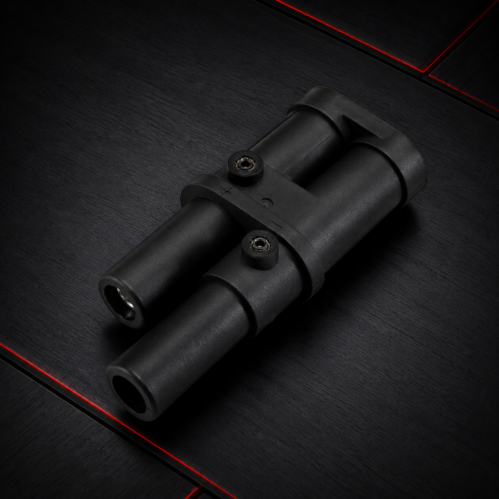 Nylon Housing Red Copper Silver Plated High Current Mining Plug Jump Start Connector for Mechanical Charging