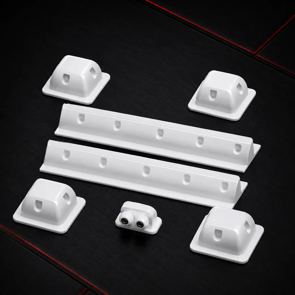 ABS White Plastic Mounting Brackets Solar PV Brackets for Caravan/RV/Yacht
