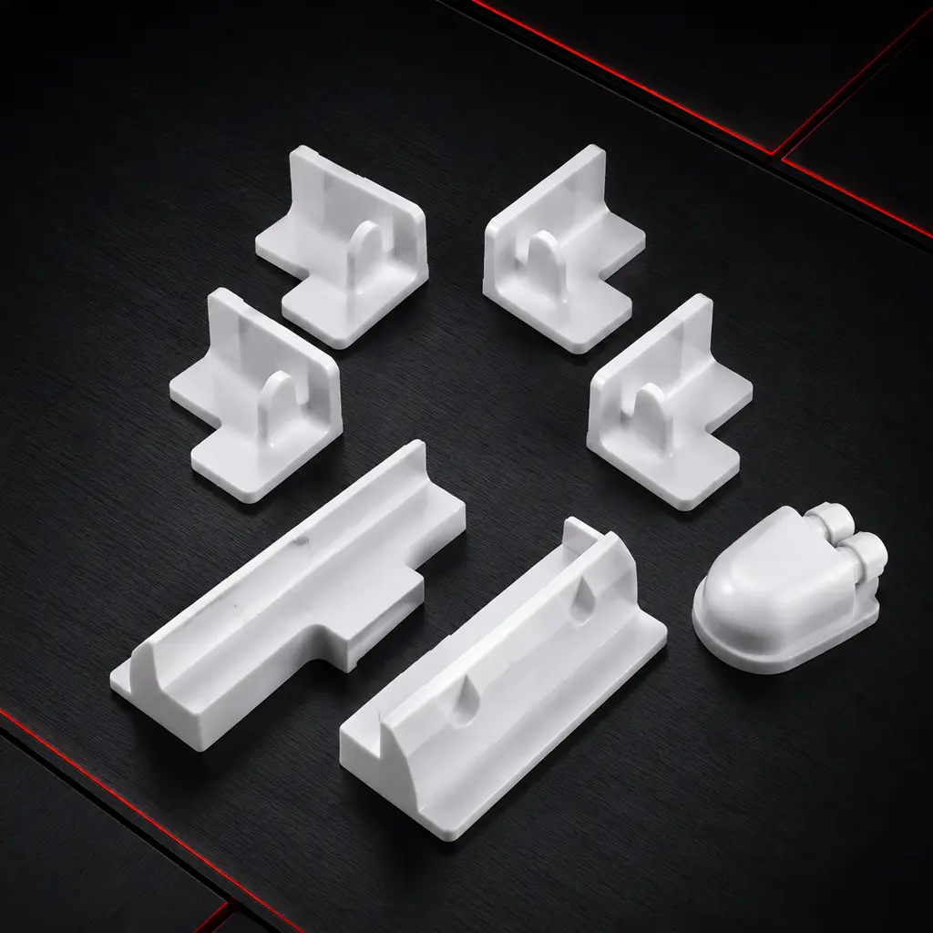 RV UV Resistant ABS White Solar Pv Bracket Mounting Kit for Motorhome Caravan RV