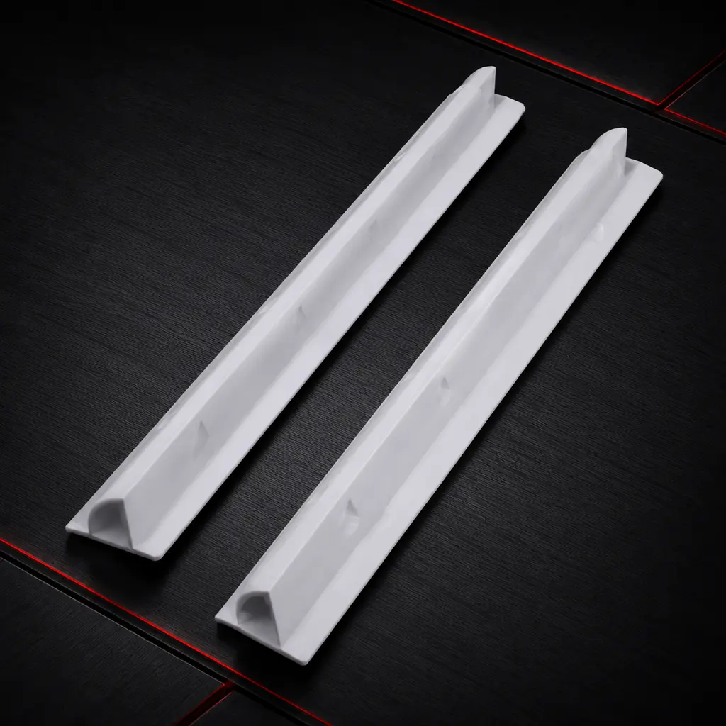 680mm White Black Caravan Solar Panel Bracket Mounting Kit UV Resistant ABS for Solar Panel