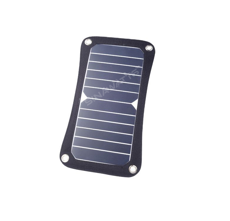 Camping Waterproof 5v 1a Flexible Solar Power Bank Portable Mobile Cell Phone Solar Panel Battery Charger for Outdoor RV Marines