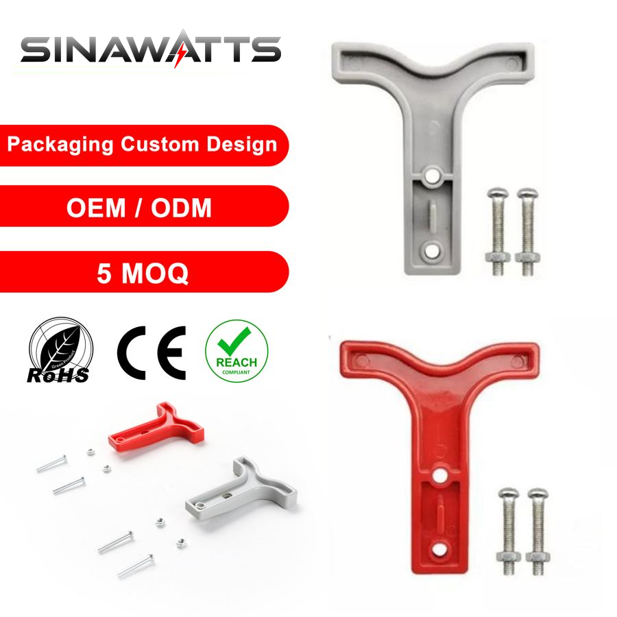 Fast Delivery High Quality Battery T Handles Solar Plug Parts Accessories Pc Material 50A/120A with Screw and Nuts