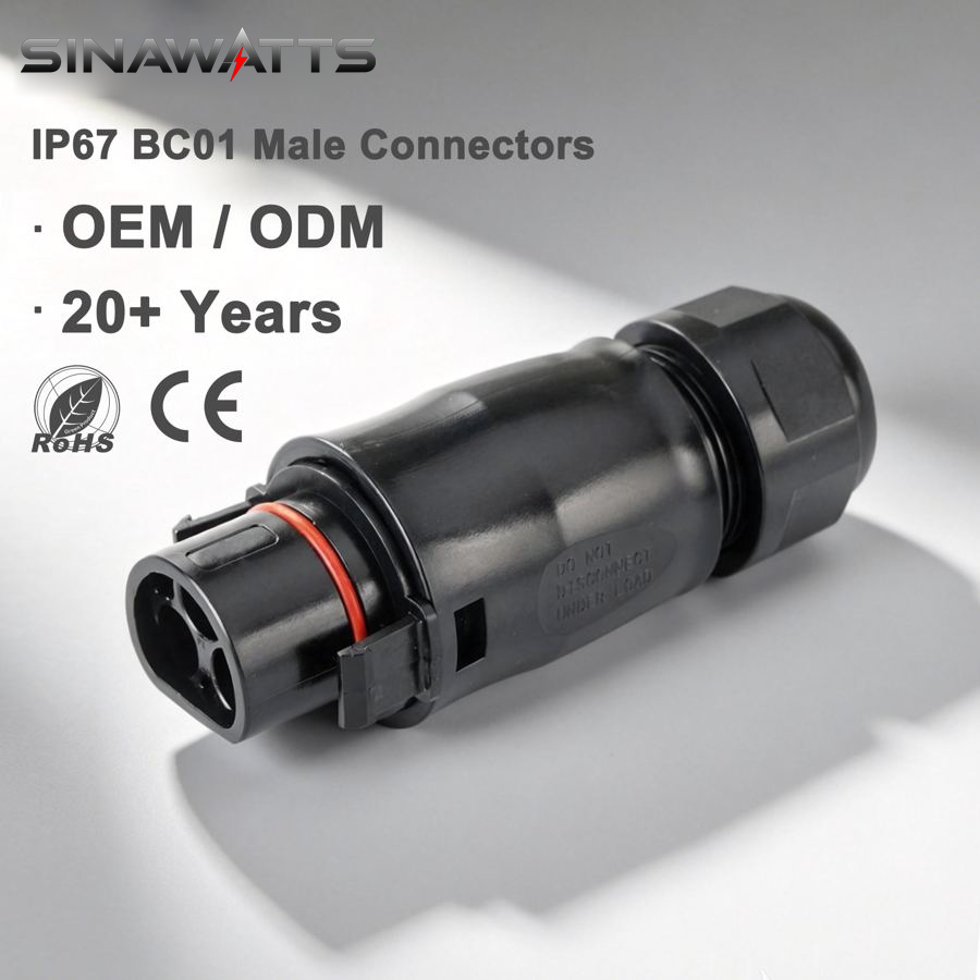 Waterproof IP68 BC01 Deye 2023 New Micro Inverter 60 80G3 800W LY01 PPO Solar Power Micro Hybrid Inverter Male Connectors Cable