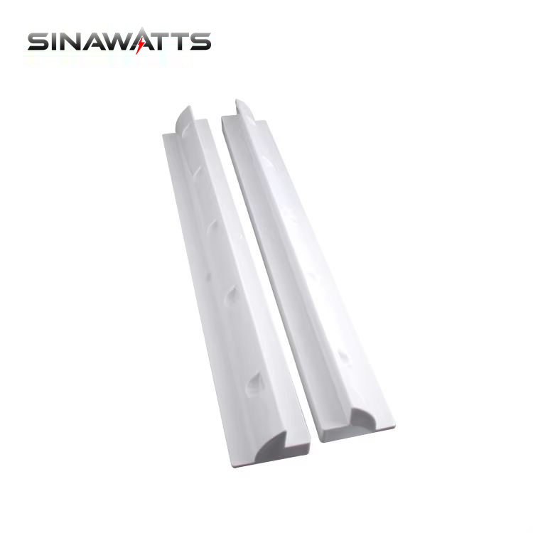 680mm White Black Caravan Solar Panel Bracket Mounting Kit UV Resistant ABS for Solar Panel