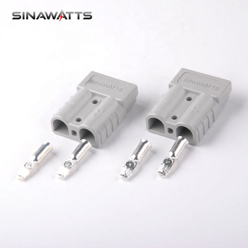 50 Amp Battery Connectors Sb50 Gray Plug Broad Cable Terminal Battery Power Connector for Solar Panels Dual Battery System